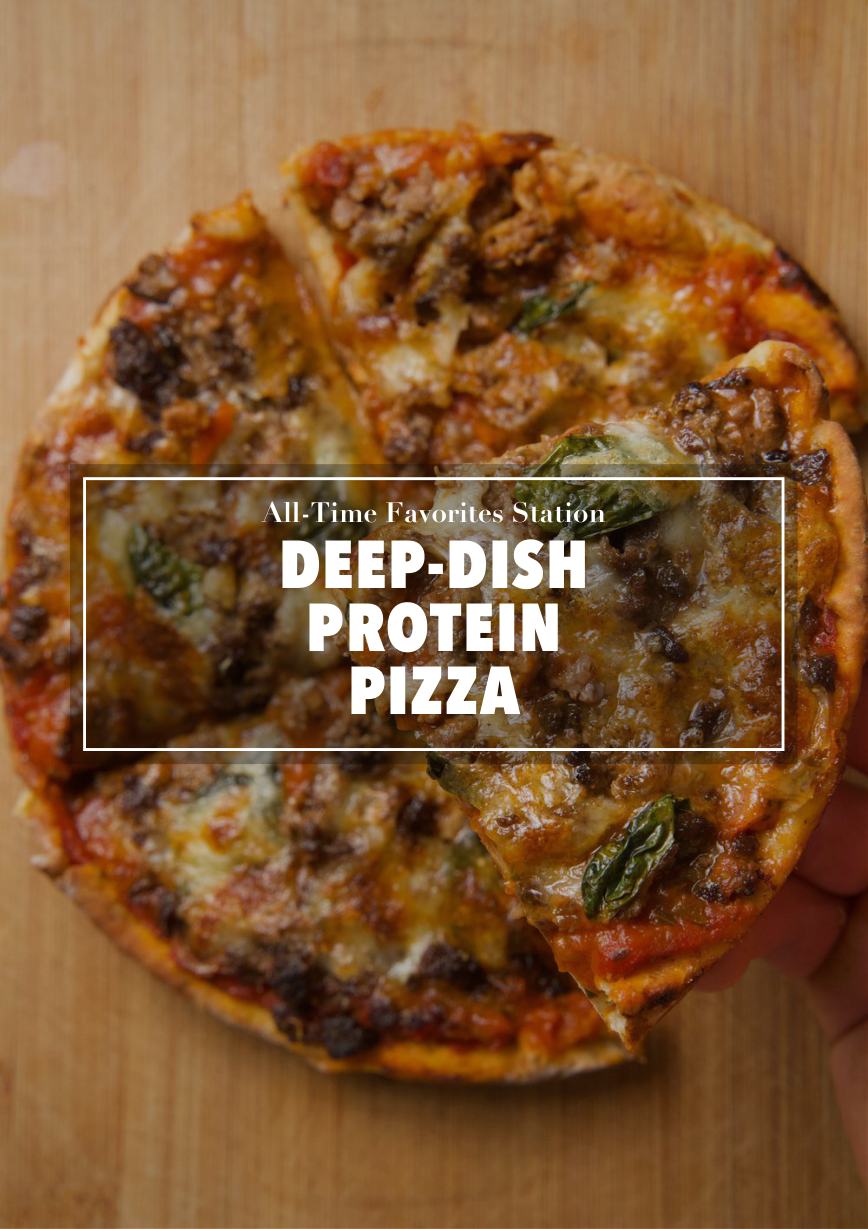 Deep-Dish Protein Pizza